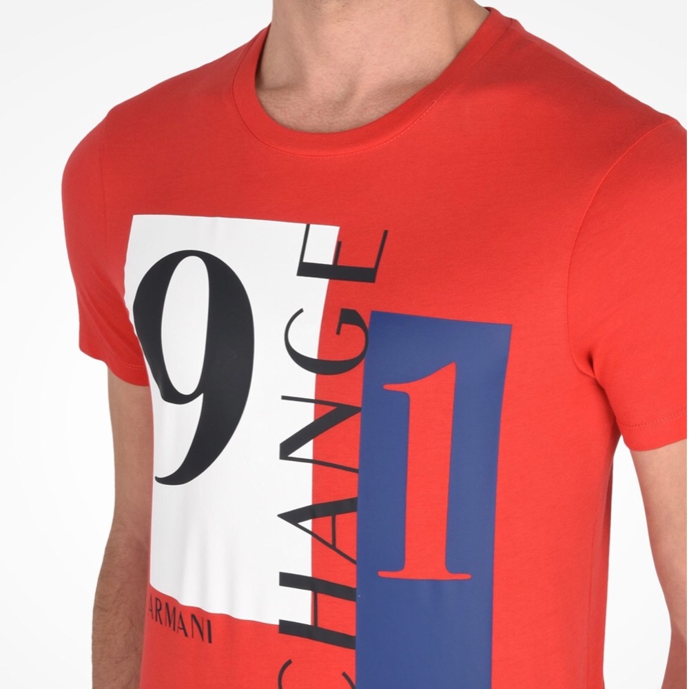 Armani shirt red